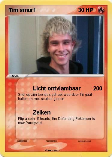 Pokemon Tim smurf