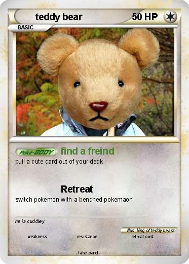 Pokemon teddy bear