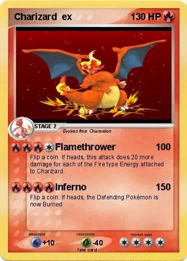 Pokemon Charizard  ex
