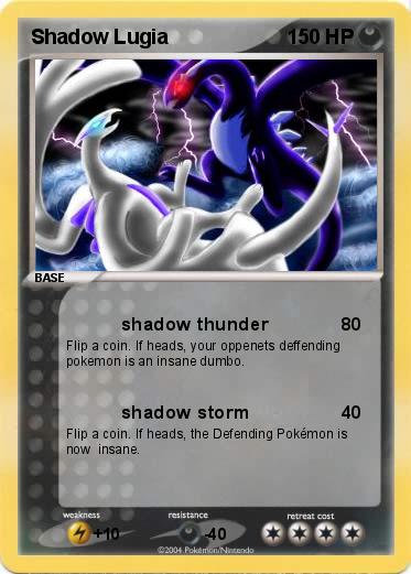 Pokemon Shadow Lugia