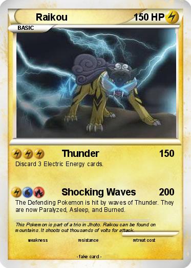 Pokemon Raikou