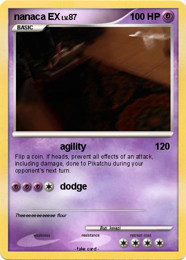 Pokemon nanaca EX