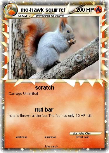Pokemon mo-hawk squirrel