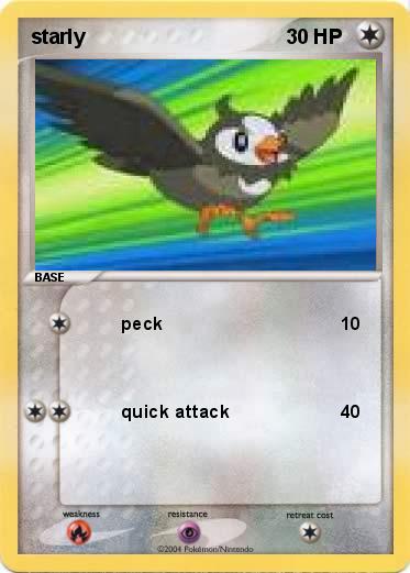Pokemon starly