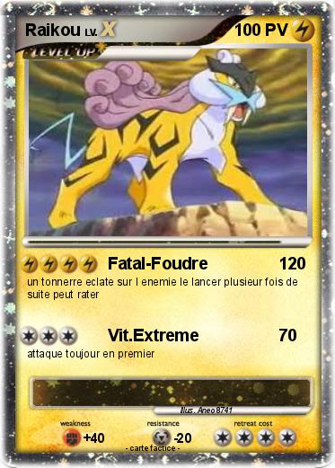 Pokemon Raikou
