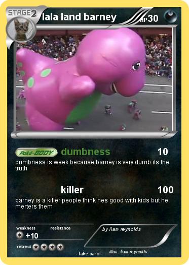 Pokemon lala land barney