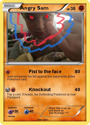 Pokemon Angry Sam
