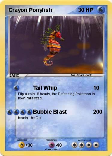 Pokemon Crayon Ponyfish