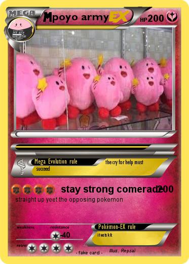 Pokemon poyo army