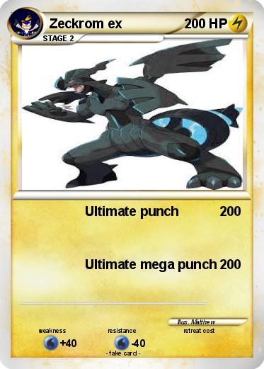 Pokemon Zeckrom ex