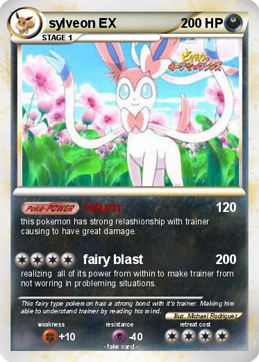 Pokemon sylveon EX