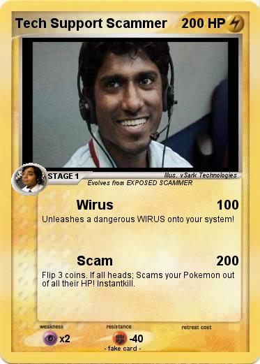 Pokemon Tech Support Scammer
