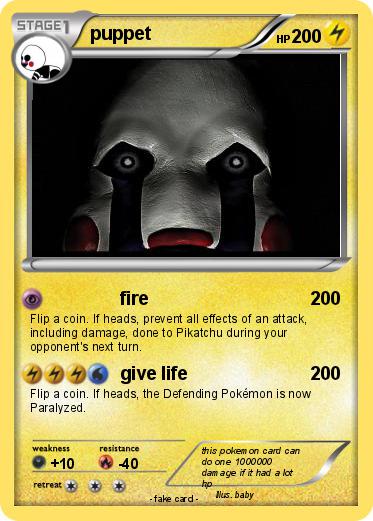 Pokemon puppet