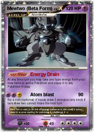 Pokemon Mewtwo (Beta Form)