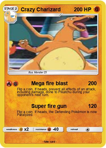 Pokemon Crazy Charizard