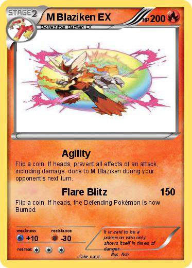 Pokemon M Blaziken EX