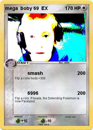 Pokemon mega  boby 69  EX