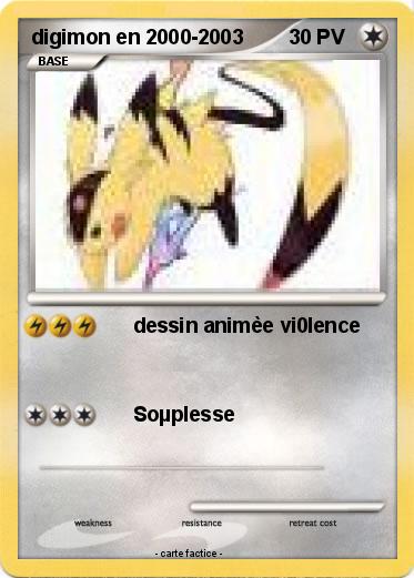 Pokemon digimon en 2000-2003