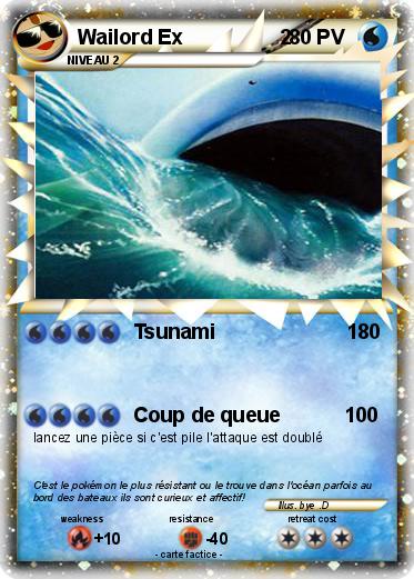 Pokemon Wailord Ex                 2