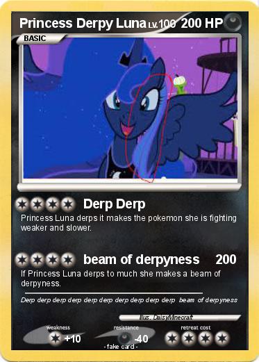 Pokemon Princess Derpy Luna