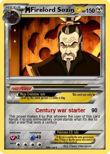 Pokemon Firelord Sozin