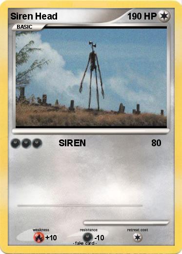 Pokemon Siren Head