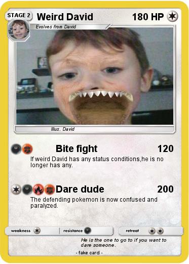 Pokemon Weird David