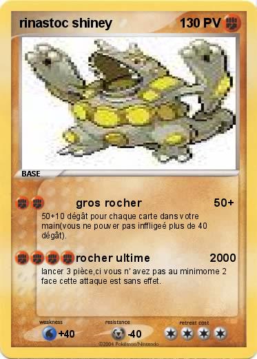 Pokemon rinastoc shiney