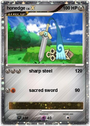 Pokemon honedge