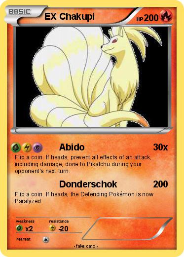 Pokemon EX Chakupi