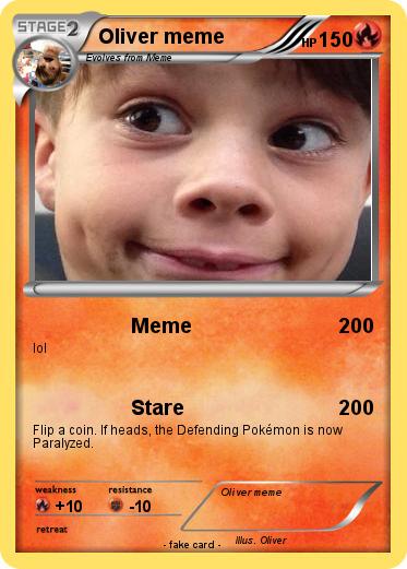 Pokemon Oliver meme