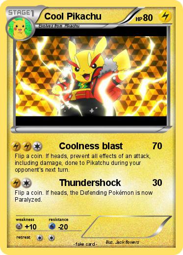 Pokemon Cool Pikachu
