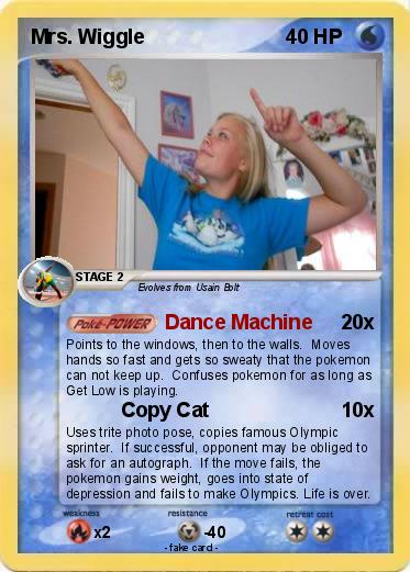 Pokemon Mrs. Wiggle