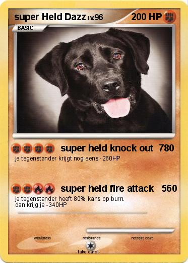 Pokemon super Held Dazz