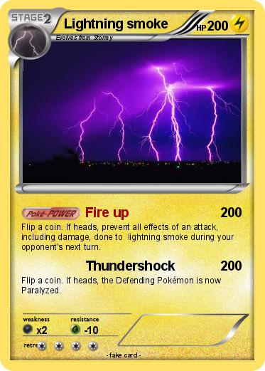 Pokemon Lightning smoke