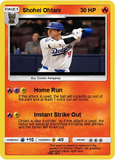 Pokemon Shohei Ohtani