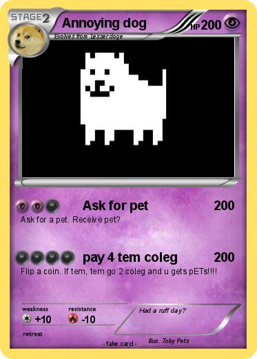 Pokemon Annoying dog
