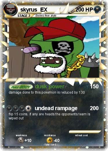 Pokemon skyrus  EX