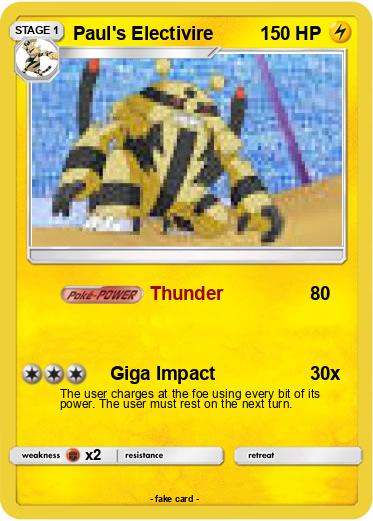 Pokemon Paul's Electivire