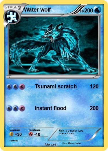 Pokemon Water wolf