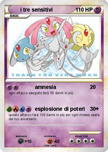 Pokemon i tre sensitivi