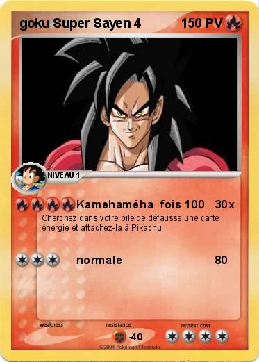 Pokemon goku Super Sayen 4