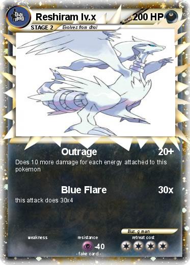 Pokemon Reshiram lv.x
