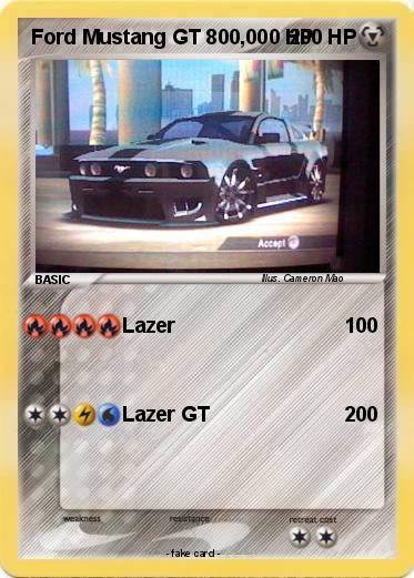Pokemon Ford Mustang GT 800,000 HP