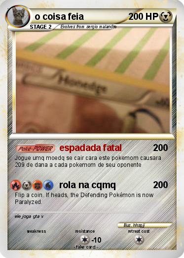 Pokemon o coisa feia