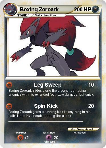 Pokemon Boxing Zoroark
