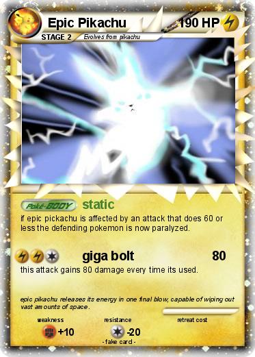 Pokemon Epic Pikachu