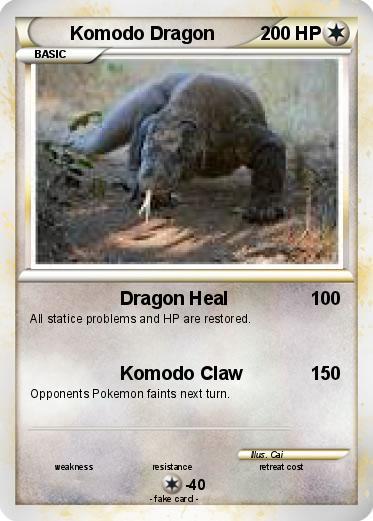 Pokemon Komodo Dragon