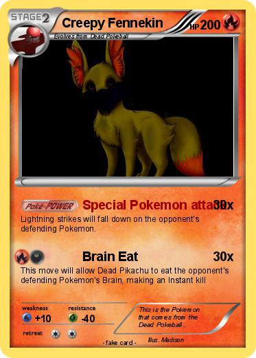 Pokemon Creepy Fennekin