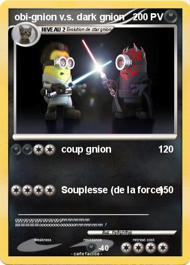 Pokemon obi-gnion v.s. dark gnion